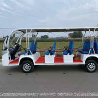 Voiturette de golf électrique touristique 2/4/6/10/12/14 places, navette, chariot de golf électrique