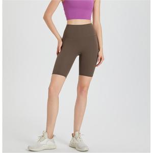 Shorts de sport pour femmes, longueur genou 8 pouces, sans effet camel toe, anti-frottement, effet push-up fessier, pour fitness, course, yoga, cyclisme, vente en gros - Product Image 3