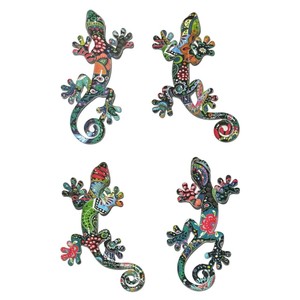 Aimant de réfrigérateur 3D en résine, design moderne personnalisé, motif lézard, style animal créatif, souvenir de taille moyenne pour touristes - Product Image 3