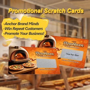 Wholesale Custom Design Pizza <b>Scratch</b> Cards Manufacturers <b>Scratch</b> Lottery Cards Digital Paperboard Printing - Product Image 3