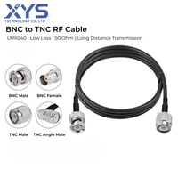 Câble coaxial RF à double blindage personnalisé LMR240 BNC vers TNC à faible perte et haute fréquence, assemblage de câble d'extension d'antenne 50 ohms