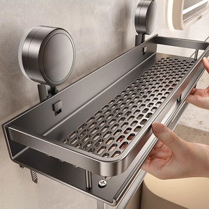 Jaya không có đấm vòi hoa sen Kệ Kệ Kệ đinh miễn phí Nhôm đa chức năng nhà bếp nhà vệ sinh phòng tắm không có keo kệ - Product Image 4