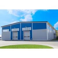 Almacén de Estructura de Acero Ligero Moderno, Kit de Construcción Metálica Prefabricada