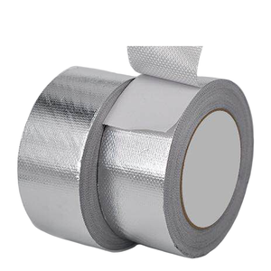 Cinta Adhesiva de Fibra de Vidrio y Aluminio, Resistente al Calor y a Altas Temperaturas, Impermeable, Reforzada - Product Image 1