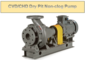 مضخة مياه جافة من نوع CVD/CHD مضخة مياه الصرف الصحي غير الانسداد مضخة أفقية متعددة المراحل - Product Image 2