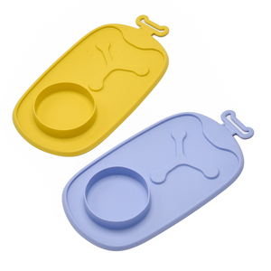 Assiette en silicone anti-chute pour enfants avec set de table, qualité alimentaire sans BPA, pour repas des tout-petits, vente en gros - Product Image 5