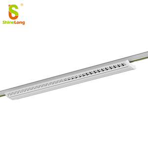 Iluminación lineal doble con interruptor de 4CCT | UGR<13 Bajo nivel de deslumbramiento | Cuerpo de aluminio | Iluminación para exhibición en estanterías de supermercados y comercios | 50000 horas - Product Image 2