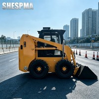 Minipala Gommata SHESPMA con Benna da 0,4m3 per Lavori Edili su Piccola Scala e Manutenzione Agricola