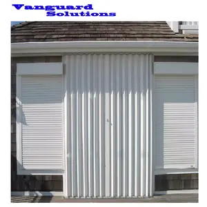 Persiane per uragano esterne porte a soffietto a fisarmonica finestre esterne con accessori in alluminio tapparelle a impatto uragano