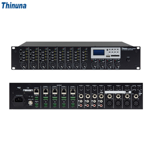 Amplificador de Matriz de Audio Thinuna PP-6284 II/4600P de 8 Entradas y 4 Salidas, 600W, 4 Canales, Voltaje Constante, con Bluetooth, USB y FM - Product Image 4