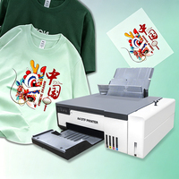 Impresora DTF de Inyección de Tinta A4 de Bajo Costo L8058 para Transferencia de Calor en Película para Mascotas, para Impresión Textil en Camisetas