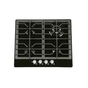 Tempered Glass Top 6 Burner Gas Cook Top Gas Hob/Gas Stove