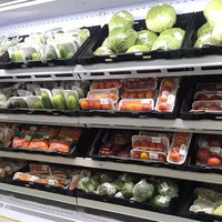 Réfrigérateur avant ouvert de réfrigérateur de supermarché de réfrigérateur commercial d'affichage pour des fruits et légumes