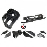 Pour BMW M2 M3 M4 G80 G82 G87 véritable Fiber de carbone moteur baie capot radiateur couvercle de phare boîte de batterie Kit de Grille d'admission-nouveau