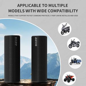 Manillar de motocicleta universal de 28-34mm con empuñaduras de calefacción de Puerto tipo C cubierta de calor de nueva condición - Product Image 6