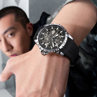 Montre de sport de luxe originale de haute qualité Mark Fairwhale, montre de plongée automatique mécanique pour hommes FW-6580