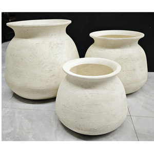 กระถางต้นไม้ขนาดใหญ่สำหรับกลางแจ้งสำหรับโรงแรม, กระถางขนาดใหญ่สำหรับภายนอก, กระถางดอกไม้, กระถางไฟเบอร์เคลย์สำหรับจัดสวน - Product Image 2