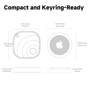 อุปกรณ์ติดตาม GPS แบบพกพา Dual System Air Smart Tag Key Finder ใช้งานร่วมกับ IOS Find <span class=keywords><strong>My</strong></span> Tag และ Google Finding Hub - Product Image 3