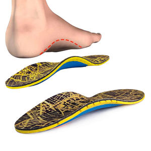 Wholesale Fashion Yellow EVA Breathable Orthopedic Arch Support <b>Insoles</b> for Sport Work Boots - Product Image 4