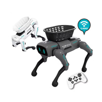Chien robot intelligent AI, programmation, télécommande, jouet robot chien intelligent, jouet interactif pour enfants, programmation intelligente, jouet RC intelligent