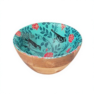 Tazón para Servir Ensaladas de Madera de Acacia y Mango, Ecológico y Moderno, Marca Star World, para Alimentos, a Precio de Exportación - Product Image 1
