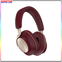 Casque Bluetooth supra-auriculaire de haute qualité avec design en peinture métallique, fonction d'annulation active du bruit et sac de rangement portable