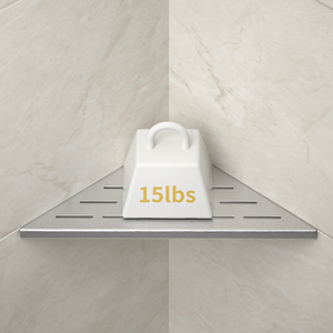 ที่วางสบู่พร้อมที่วางสบู่สำหรับห้องน้ำที่จัดระเบียบกระเบื้องห้องอาบน้ำแบบทันสมัยไม่จำเป็นต้องใช้กาวในชั้นวางเหล็กสีดำ - Product Image 2