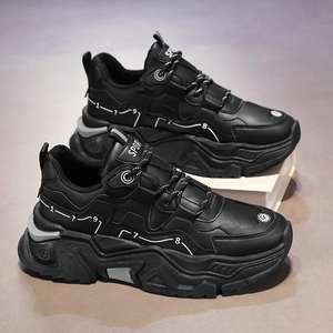 Zapatos de Skateboard Deportivos de Verano para Hombre, Estilo Retro 2026, con Suela Gruesa para Aumentar la Altura, Nuevos Zapatos de Skateboard Casuales y Modernos - Product Image 1