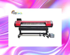 Impresora de pancartas Flexibles de Vinilo Digital de gran oferta de 1800mm/Plotter/máquina de tinta solvente ecológica nueva condición para impresión de etiquetas y papel