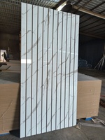 Panneaux de mur à lattes en MDF UV 4x8 pi, 3/4 po, robustes, durables et économiques, pour affichage, vente en gros usine du Shandong