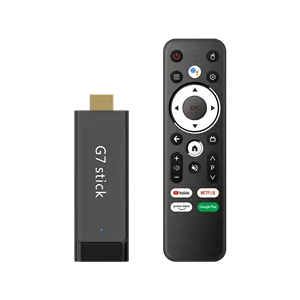 Free sample Europe Full hd Hevc android 11 4k digital tv stick G7 stick s905y4 ATV tv Dongle 2gb 16gb similar as fire stick