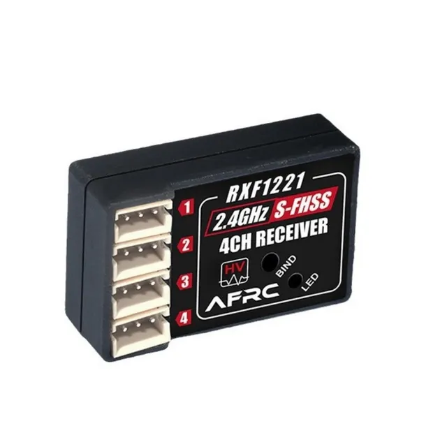 AFRC MINI Receiver RXF1221 2.4Ghz 4CH Receivers Compatible with Futaba S-FHSS for RC Drift Car Micro Cars