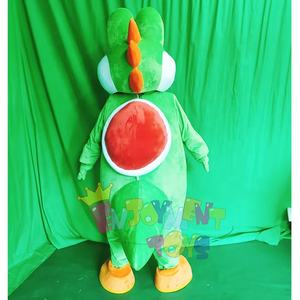 広州楽しいCEかわいい漫画<span class=keywords><strong>YoShi</strong></span>マスコットコスチューム大人キャラクターアクティビティパーティープレイぬいぐるみマスコットコスチューム販売 - Product Image 3