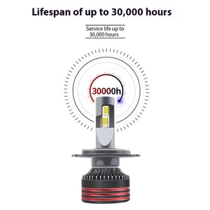 Faros Delanteros LED para Automóvil <span class=keywords><strong>M8</strong></span> Pro al por Mayor, H4/H7/H1/HB3/9005/HB4/9006/H11, 6000K, 12000 Lúmenes, 9-36V, Ajuste Universal, Nuevo Diseño - Product Image 5