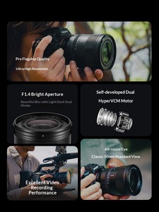 เลนส์ Viltrox AF 50 มม. F1.4 Pro สำหรับกล้องมิเรอร์เลสเมาท์ E ฟูลเฟรม ปริมา โฟกัสอัตโนมัติ 77 มม. ใช้ได้กับกล้องฟูจิ - Product Image 2