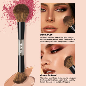 MAANGE - Juego de 12 Brochas de Maquillaje Profesionales al por Mayor, Brochas para Sombras de <span class=keywords><strong>Ojos</strong></span>, Base, Rubor y Polvo, Juego de Brochas de Maquillaje Profesionales - Product Image 3