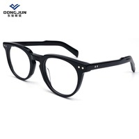 Monture de lunettes optiques ronde de grande taille luxueuse, confortable à porter, monture de lunettes optiques unisexe, monture de lunettes en acétate.