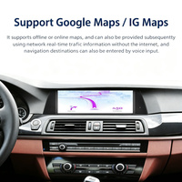 Radio para Auto con GPS Integrado de 8GB+128GB, Pantalla de 10.25"/12.3", Android Auto, CarPlay, Audio de Alta Resolución, Transmisor FM, Manos Libres para BMW Serie 5, 1 Año de Garantía