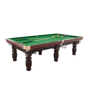 Table de <span class=keywords><strong>billard</strong></span> professionnelle en bois massif de 8 pieds avec coussin en laine et dalles de <span class=keywords><strong>billard</strong></span> avec pare-chocs - Product Image 5