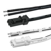 Kabel Ekstensi Harness Konektor Dupont Kustom 2m 3m 2 Pin Male ke Female untuk Lampu LED Perabot Dapur