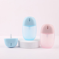 Flacons pulvérisateurs portables personnalisables en plastique dépoli, rechargeables, pour parfum, désinfectant pour les mains, savon liquide, 50 ml