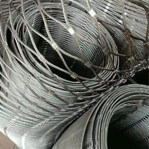 工業用強度316ステンレス鋼ワイヤーロープメッシュ、動物園のフェンス、鳥小屋、囲い、耐腐食ネット - Product Image 5