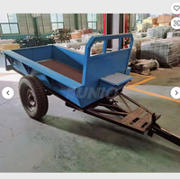 Remorque de tracteur portatif de haute qualité ; remorque de voiture portative ; mini-tracteur agricole