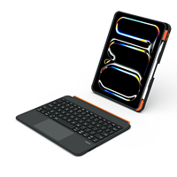 ProCase 360 °   Clavier rotatif pour iPad (A16) 11e génération 2025 / iPad 10e génération avec pavé tactile multi-touch pour Air 4, Air 5, M2, M3, M4
