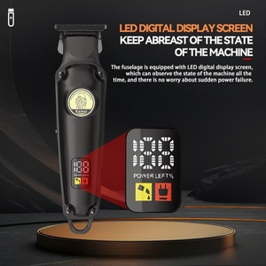 Cortadora de Pelo Eléctrica para Hombre Kemei KM-2371, Pantalla LCD, Recortadora de Pelo con Gancho Ajustable para Fácil Almacenamiento, Máquina para Cortar el Cabello - Product Image 3