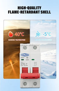 DZ47-63 мини-выключатель 15 Ампер 2P/3P Din-рейка MCB с сертификацией CE, Электронная защита LI 25A Номинальный ток - Product Image 5