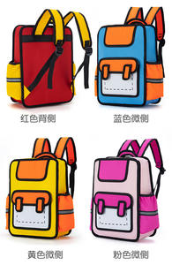 Sac à dos <span class=keywords><strong>enfant</strong></span> en tissu Oxford respirant, personnalisable avec logo, vente directe usine, pour élèves du primaire et du secondaire, produit phare - Product Image 6