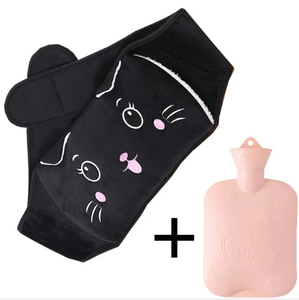 Best-selling winter <b>hot</b> <b>water</b> bottle. Grey koala belt, knitted fabric cover, <b>hot</b> <b>water</b> <b>bag</b> set of three. Cross-border. - Product Image 3