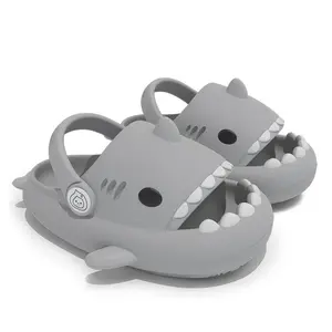 FAN küçük köpekbalığı sandalet EVA sandalet bebek ayakkabıları çift plaj köpekbalığı ayakkabı