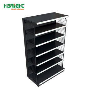 Ensemble d'équipements pour supermarchés : Étagères métalliques réglables et refroidisseur vertical avec aménagement 2D - Product Image 4